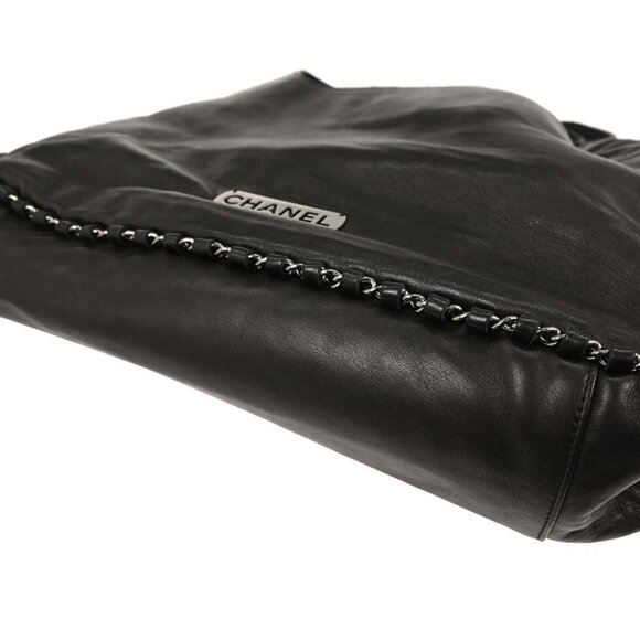 Chanel Black Lambskin Luxury Chain Around Hobo Bag 116361 - Picture 6 of 10